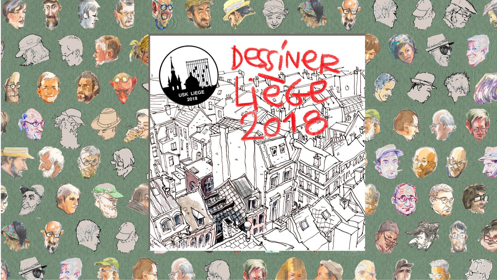 Emulation - Liège des Urban Sketchers 2018 (exposition et présentation du  carnet dans le cadre de en Piste ! 2019)